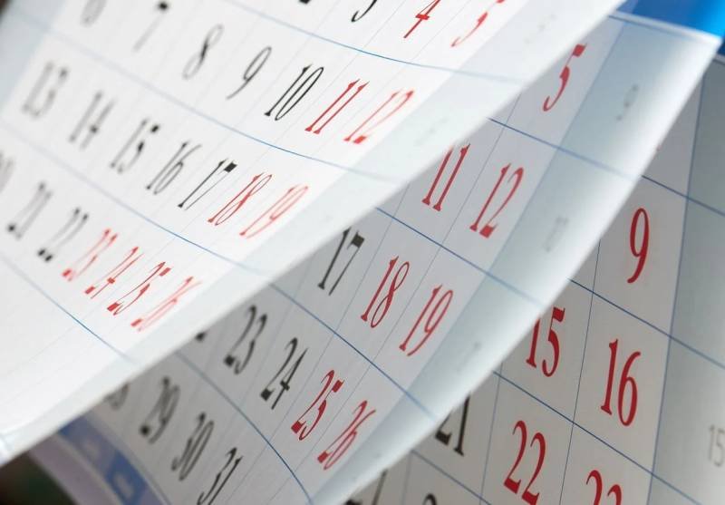 Governo divulga calendário de feriados em 2025